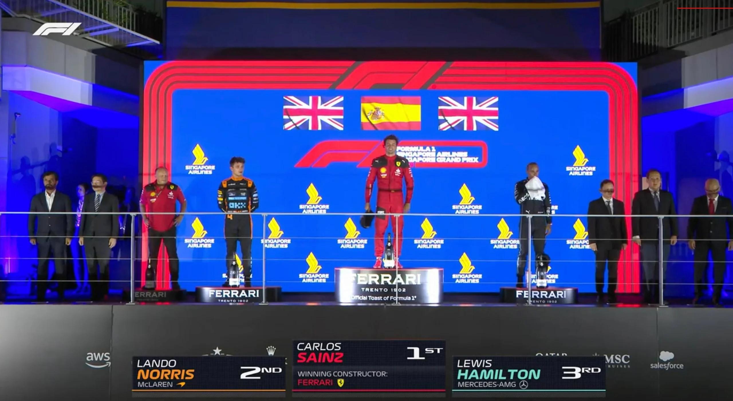 -迈凯伦横扫雷诺车队，塞恩斯状态火热